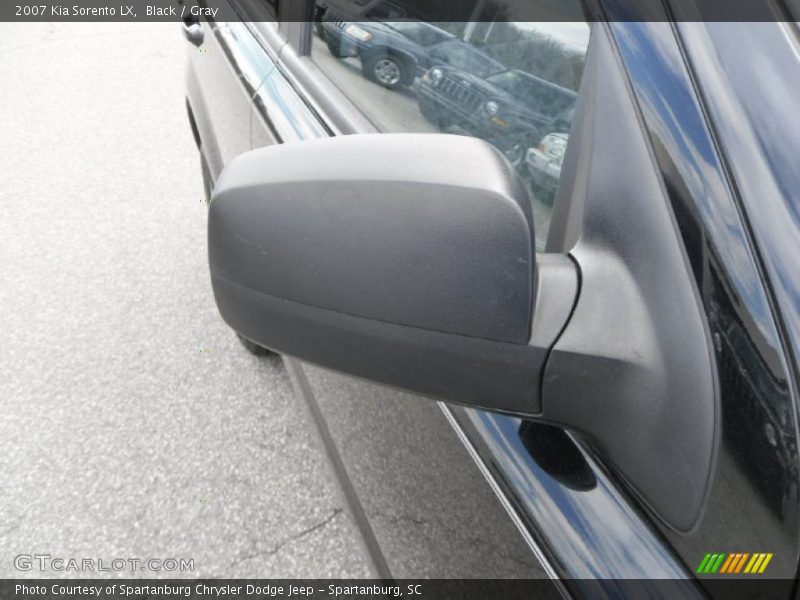 Black / Gray 2007 Kia Sorento LX