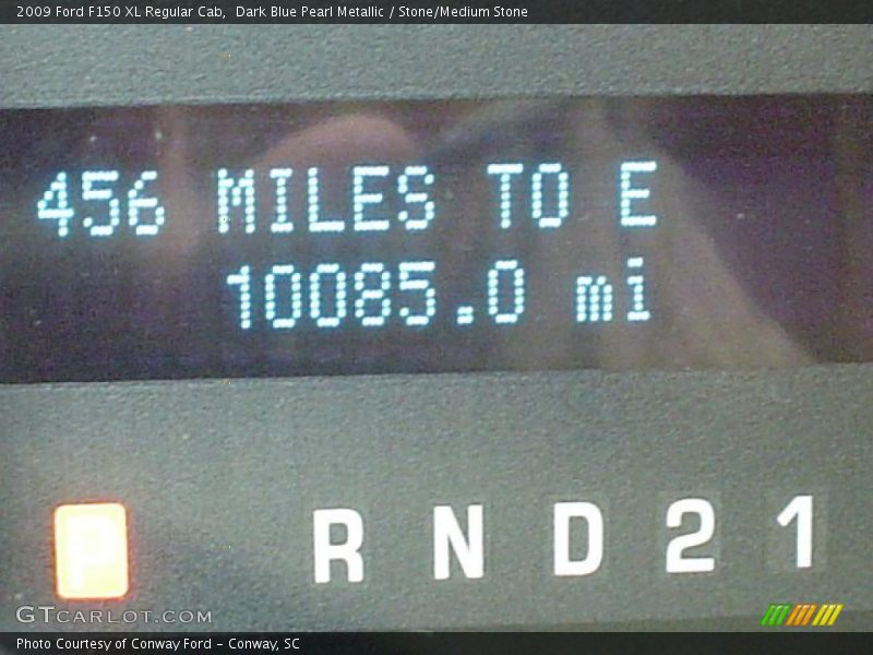 Dark Blue Pearl Metallic / Stone/Medium Stone 2009 Ford F150 XL Regular Cab