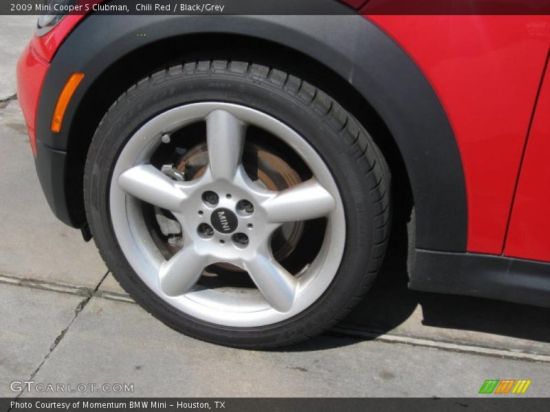 Chili Red / Black/Grey 2009 Mini Cooper S Clubman