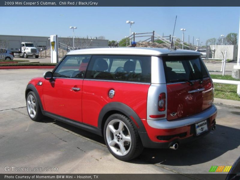 Chili Red / Black/Grey 2009 Mini Cooper S Clubman