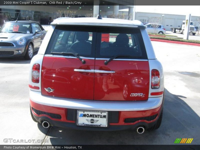 Chili Red / Black/Grey 2009 Mini Cooper S Clubman