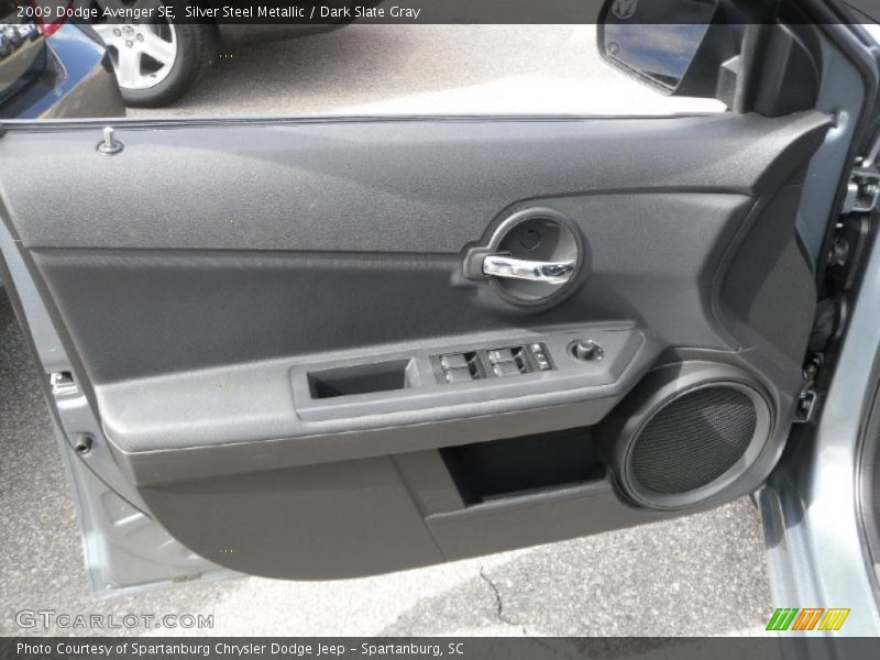 Silver Steel Metallic / Dark Slate Gray 2009 Dodge Avenger SE