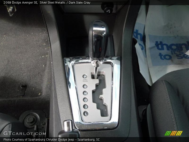 Silver Steel Metallic / Dark Slate Gray 2009 Dodge Avenger SE