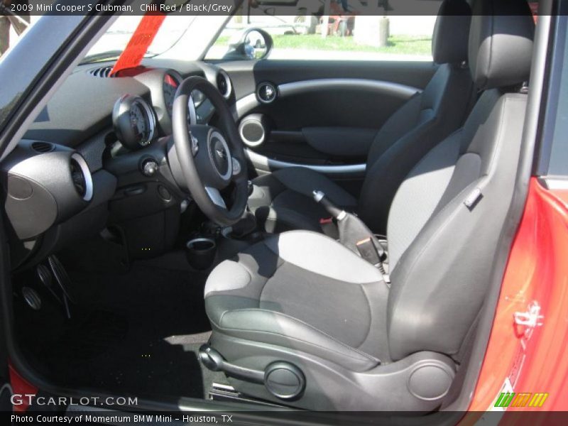 Chili Red / Black/Grey 2009 Mini Cooper S Clubman