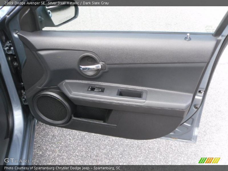Silver Steel Metallic / Dark Slate Gray 2009 Dodge Avenger SE