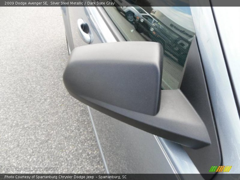 Silver Steel Metallic / Dark Slate Gray 2009 Dodge Avenger SE