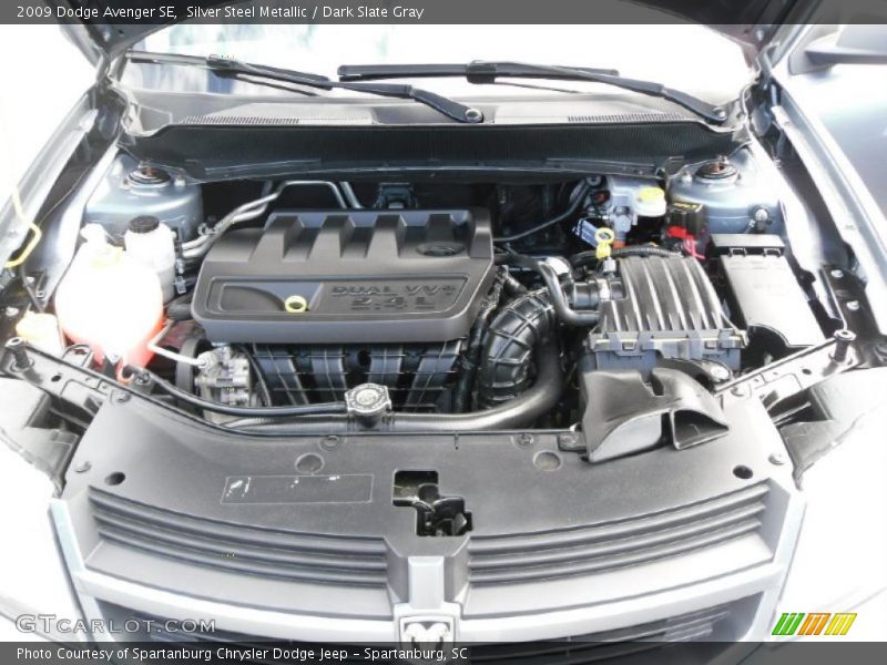 Silver Steel Metallic / Dark Slate Gray 2009 Dodge Avenger SE