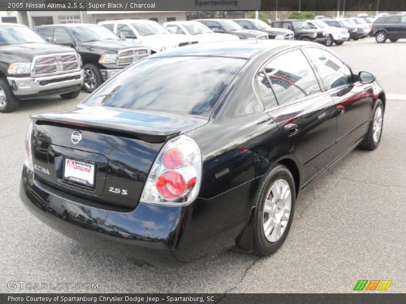 Super Black / Charcoal 2005 Nissan Altima 2.5 S