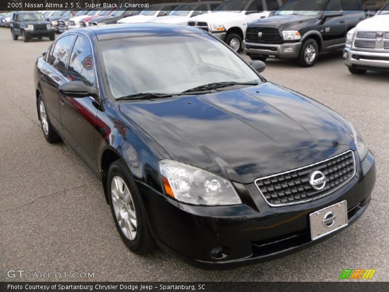 Super Black / Charcoal 2005 Nissan Altima 2.5 S