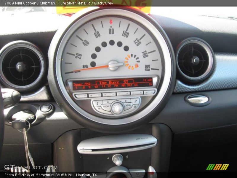 Pure Silver Metallic / Black/Grey 2009 Mini Cooper S Clubman