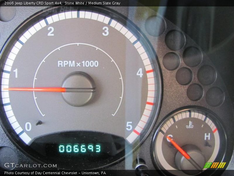 Stone White / Medium Slate Gray 2006 Jeep Liberty CRD Sport 4x4
