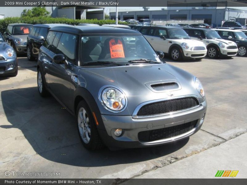 Dark Silver Metallic / Black/Grey 2009 Mini Cooper S Clubman