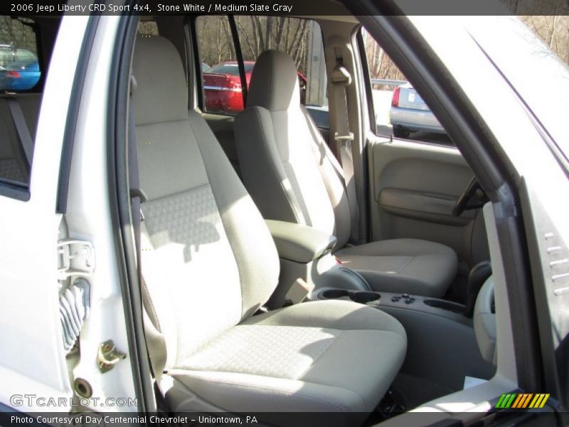 Stone White / Medium Slate Gray 2006 Jeep Liberty CRD Sport 4x4