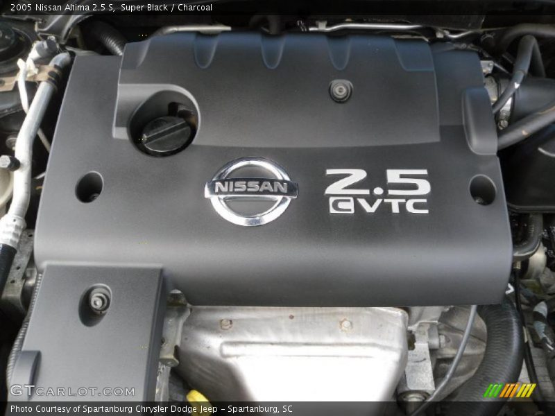 Super Black / Charcoal 2005 Nissan Altima 2.5 S