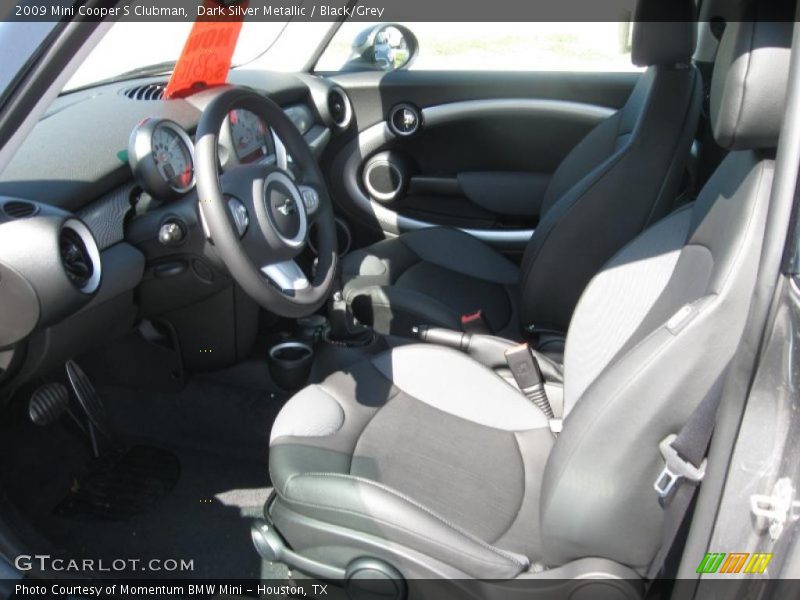 Dark Silver Metallic / Black/Grey 2009 Mini Cooper S Clubman