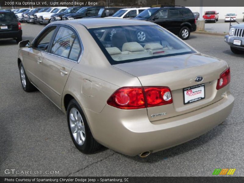 Light Almond Beige / Beige 2008 Kia Optima LX V6