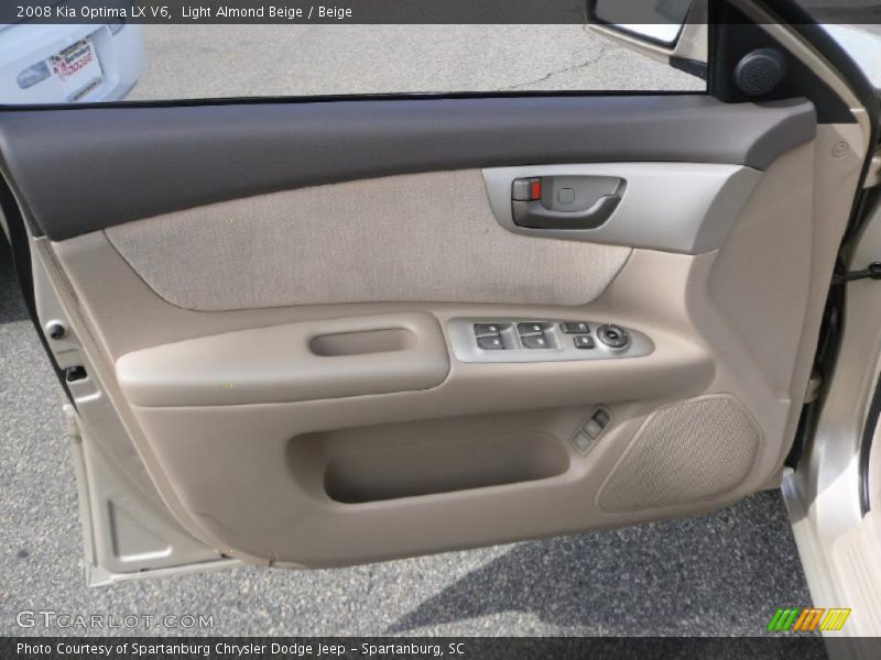 Light Almond Beige / Beige 2008 Kia Optima LX V6