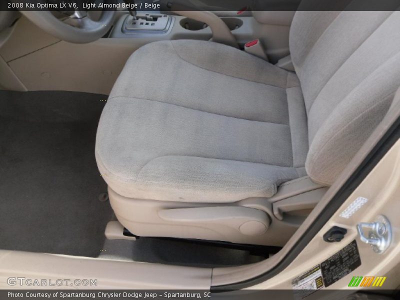 Light Almond Beige / Beige 2008 Kia Optima LX V6