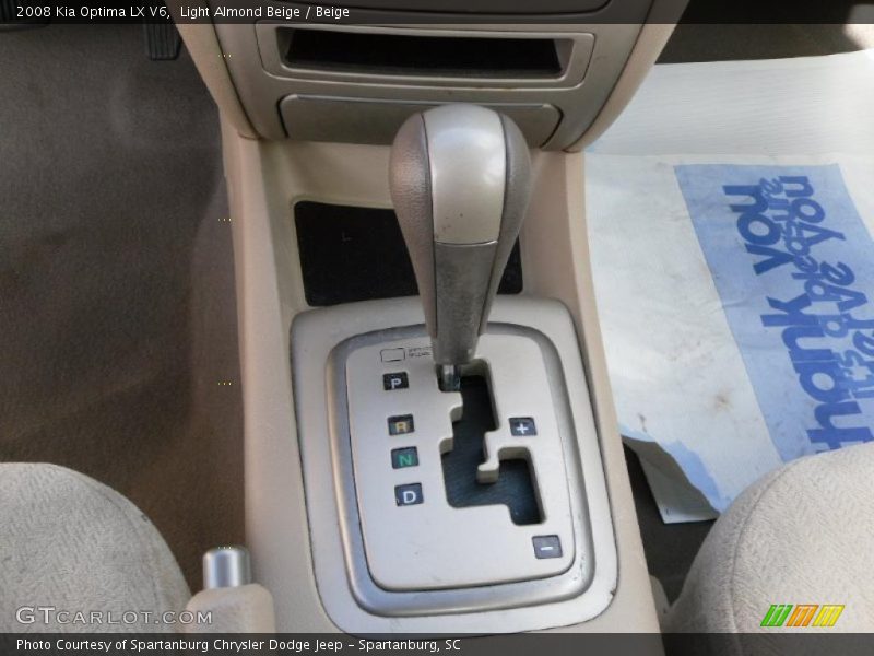Light Almond Beige / Beige 2008 Kia Optima LX V6