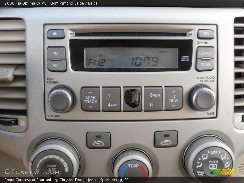 Light Almond Beige / Beige 2008 Kia Optima LX V6