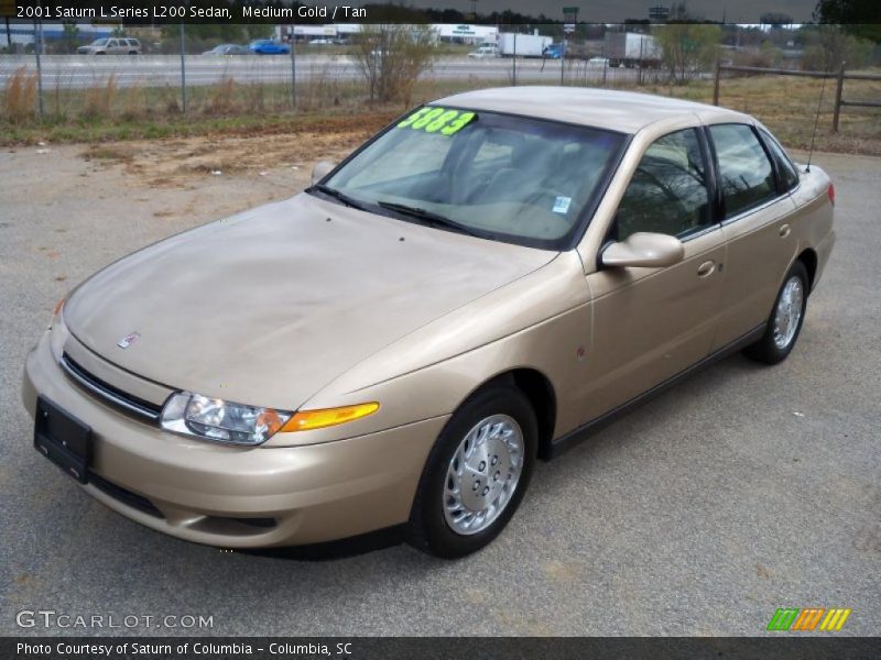 Medium Gold / Tan 2001 Saturn L Series L200 Sedan