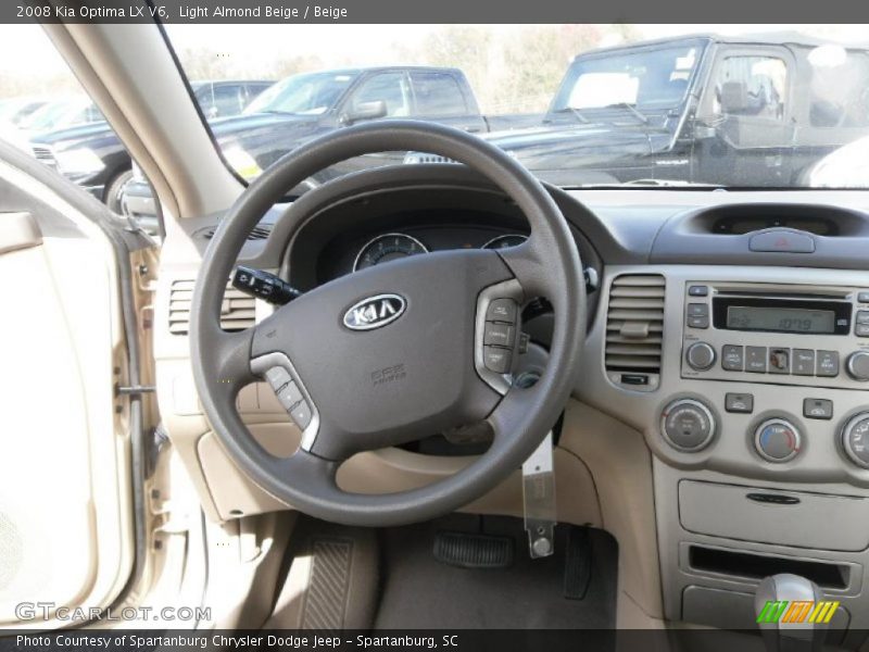 Light Almond Beige / Beige 2008 Kia Optima LX V6
