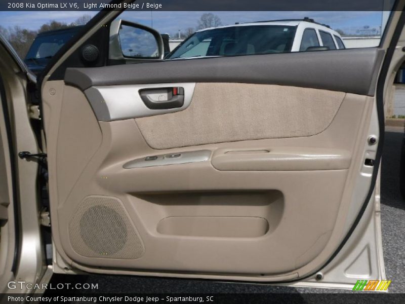 Light Almond Beige / Beige 2008 Kia Optima LX V6
