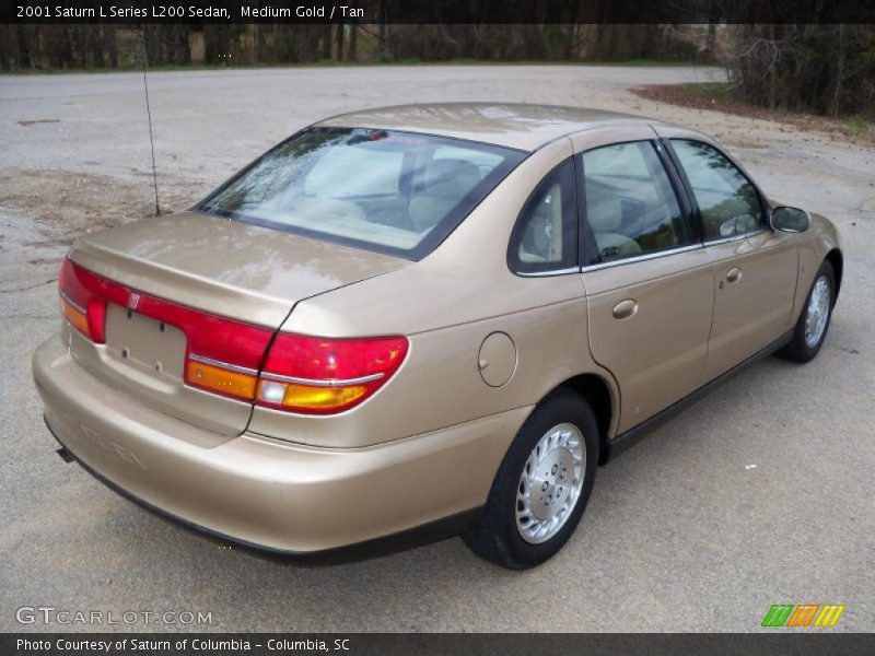 Medium Gold / Tan 2001 Saturn L Series L200 Sedan