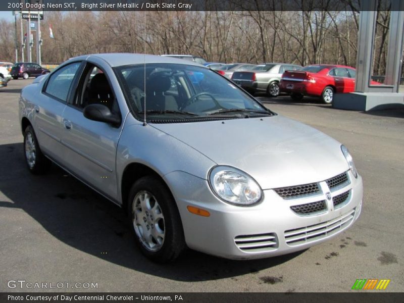 Bright Silver Metallic / Dark Slate Gray 2005 Dodge Neon SXT