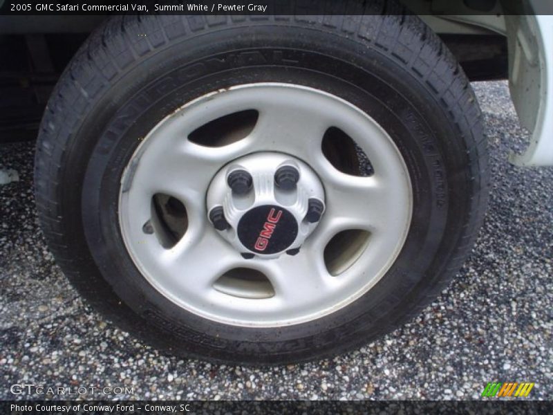 Summit White / Pewter Gray 2005 GMC Safari Commercial Van