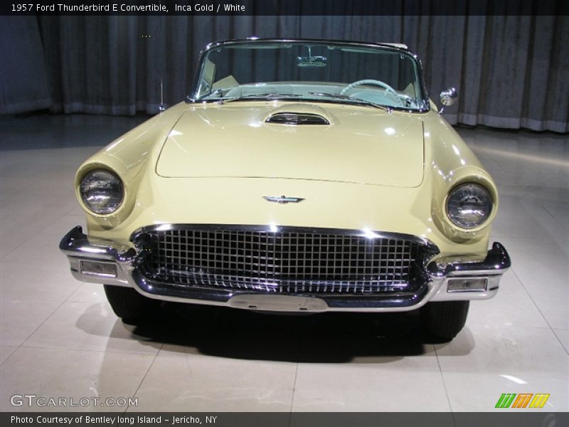 Inca Gold / White 1957 Ford Thunderbird E Convertible
