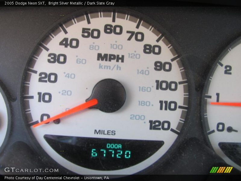 Bright Silver Metallic / Dark Slate Gray 2005 Dodge Neon SXT