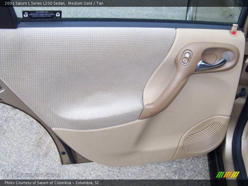 Medium Gold / Tan 2001 Saturn L Series L200 Sedan