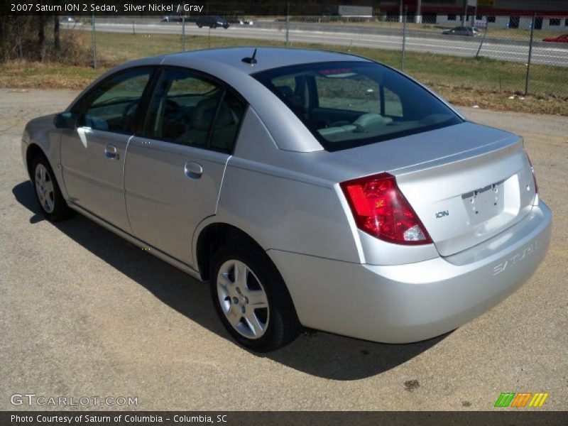 Silver Nickel / Gray 2007 Saturn ION 2 Sedan
