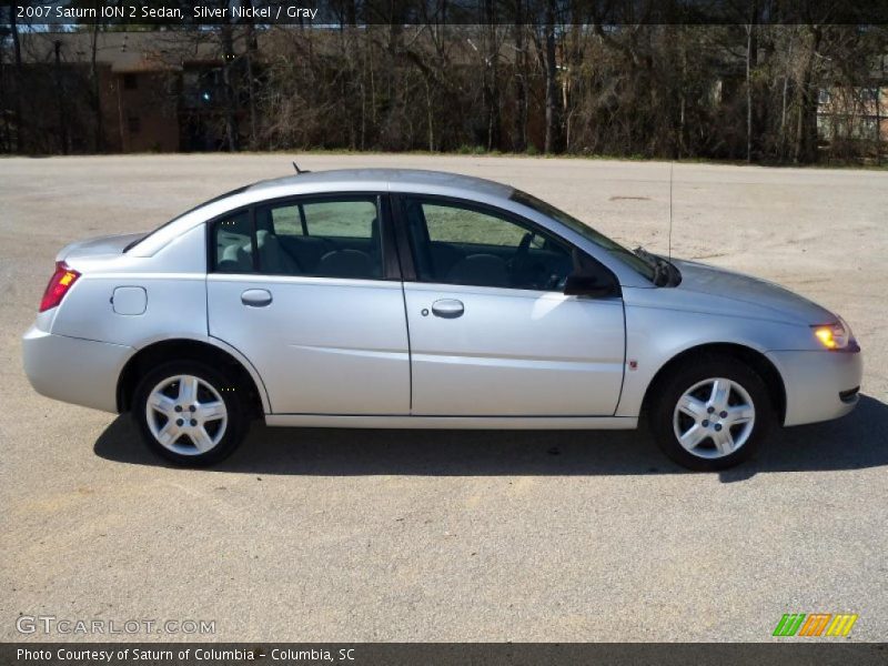 Silver Nickel / Gray 2007 Saturn ION 2 Sedan