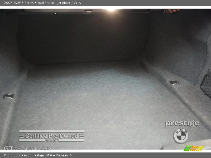 Jet Black / Grey 2007 BMW 5 Series 530xi Sedan
