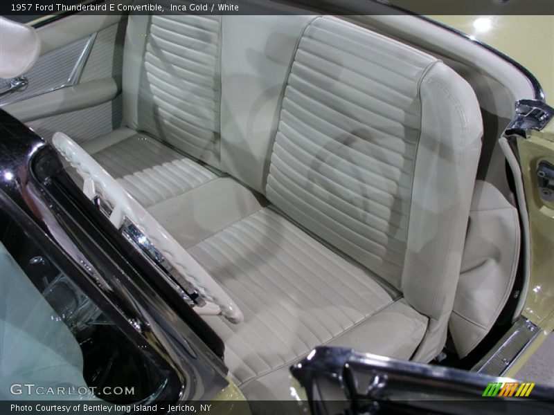 Inca Gold / White 1957 Ford Thunderbird E Convertible