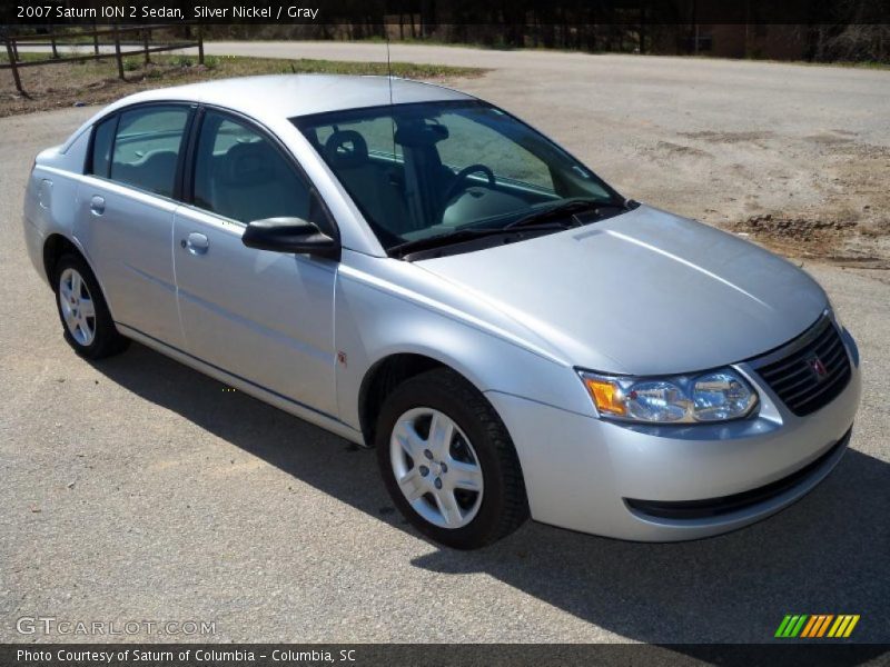 Silver Nickel / Gray 2007 Saturn ION 2 Sedan