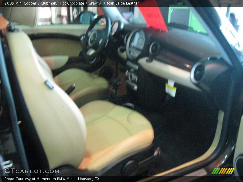 Hot Chocolate / Gravity Tuscan Beige Leather 2009 Mini Cooper S Clubman