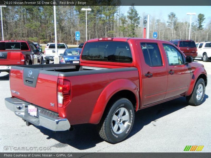 Red Brick / Beige 2010 Nissan Frontier SE Crew Cab