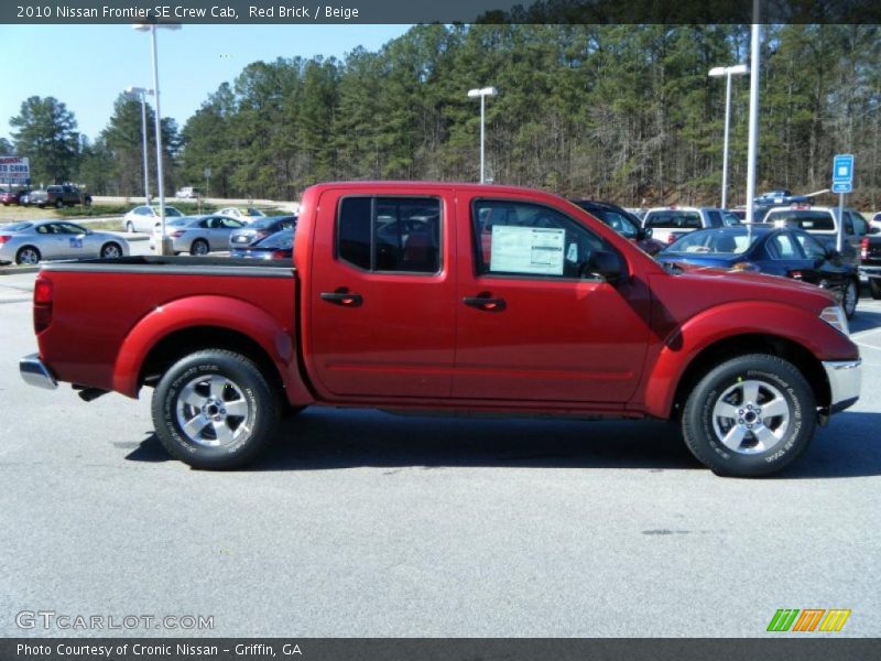 Red Brick / Beige 2010 Nissan Frontier SE Crew Cab