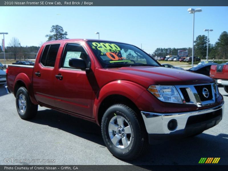 Red Brick / Beige 2010 Nissan Frontier SE Crew Cab