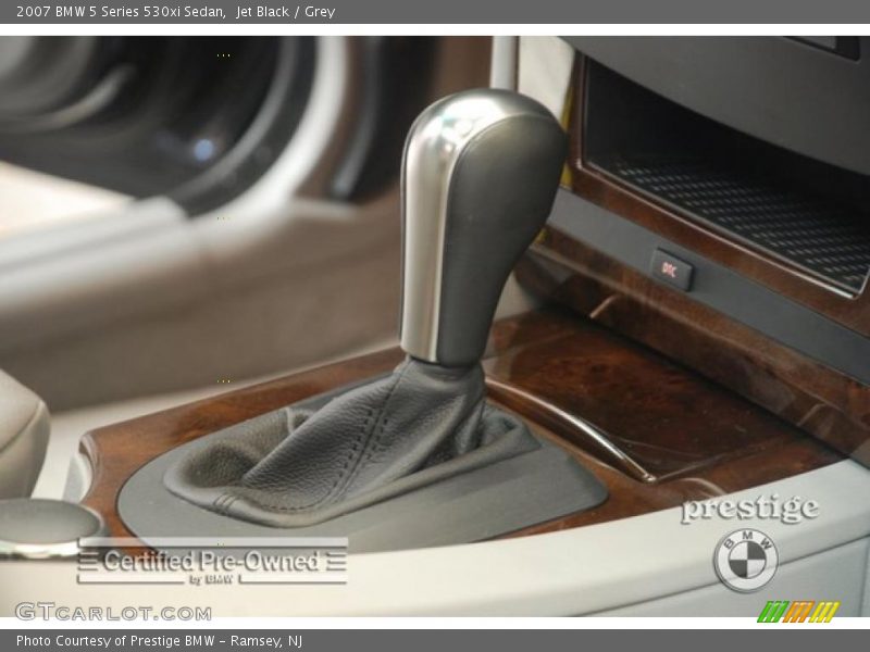 Jet Black / Grey 2007 BMW 5 Series 530xi Sedan