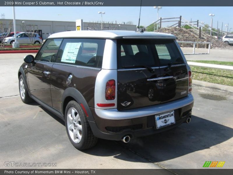 Hot Chocolate / Black/Grey 2009 Mini Cooper S Clubman
