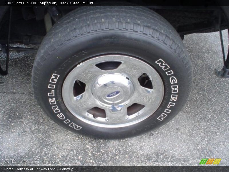 Black / Medium Flint 2007 Ford F150 XLT SuperCab
