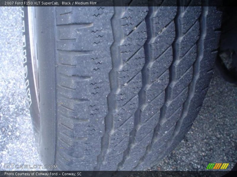 Black / Medium Flint 2007 Ford F150 XLT SuperCab