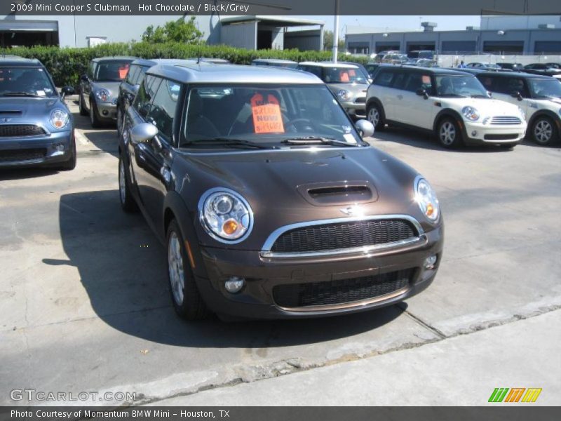 Hot Chocolate / Black/Grey 2009 Mini Cooper S Clubman
