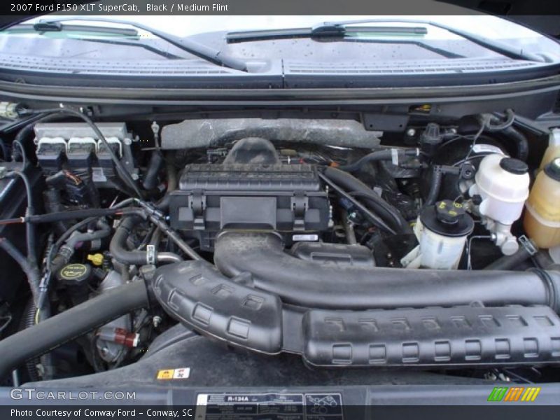 Black / Medium Flint 2007 Ford F150 XLT SuperCab