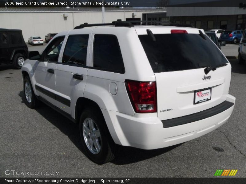 Stone White / Medium Slate Gray 2006 Jeep Grand Cherokee Laredo