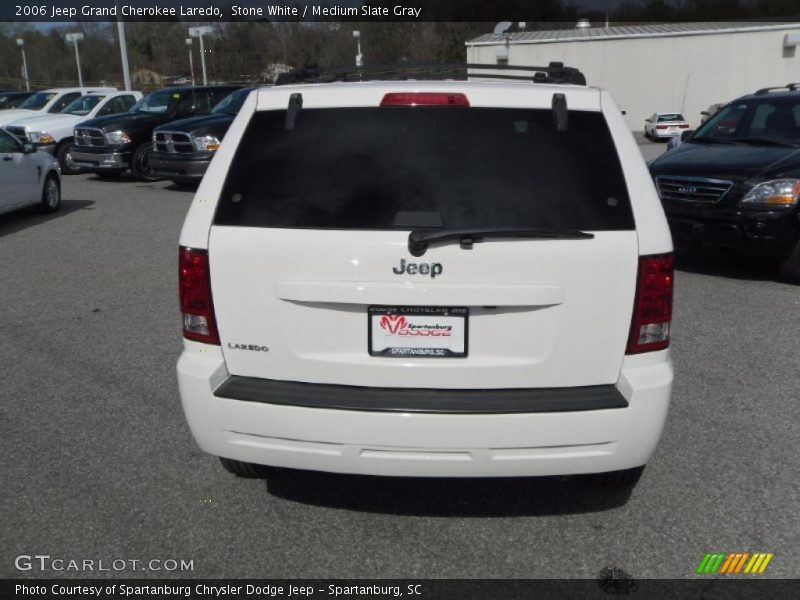 Stone White / Medium Slate Gray 2006 Jeep Grand Cherokee Laredo